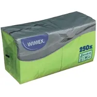 LogiPack GeRo 250 Cocktail-Servietten 2-lagig ca. 24x24cm gelbgrün limette