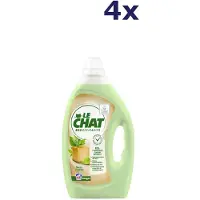 Le Chat 4x Flüssigwaschmittel „Eco Efficacité“ mit pflanzlicher Seife, 1,89 l, 44 Stück
