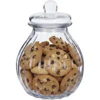 Alessandro Luxus Vorratsglas - Bonbonglas - Glas - mit Deckel - 4 Liter - Kekse - Bonbons