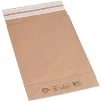 Flexipak Versandtasche 300x80x430+110 braun 300ST