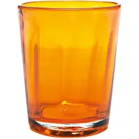 Zafferano 6er-Set Trinkgläser der Serie Bei, orange, mundgeblasenes Flying Glass, hochwertige Handwerkskunst für einen eleganten Tisch