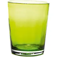 Zafferano 6er-Set wunderschöne Gläser aus handgefertigtem, farbigem Glas, apfelgrün, raffiniertes und elegantes Design, hohe Qualität