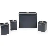 Salter BW126131EU7 Marino 4-Piece Bread Bin & Canister Set