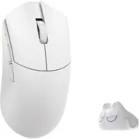 WLMouse Beast G Medium Gaming-Maus, 8.000Hz - weiss