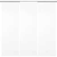 Bestgoodies Flächenvorhang Ellen 3er Pack - Weiß