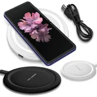 NAUCI Ladegerät für Samsung Galaxy Z Flip Fold 8 7 6 5 4 3 2 Ladematte Ladestation 15W