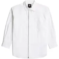G-Star Langarmshirt "Oversized Zip Popeline-Hemd"