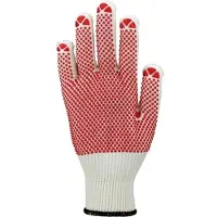 Asatex Handschuhe Gr.9 rot EN 388 PSA II Baumwolle (innen)/Polyamid (außen)