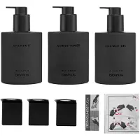 Blomus Seifenspender Kirei Selbstklebend Smoke 350 ml (3er Set)