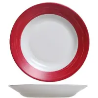 Arcoroc Brush Cherry Teller flach 25,4cm * 6er
