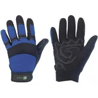 Elysee Kunstlederhandschuhe Master Grösse 10 schwarz/blau EN 388 PSA-Kategorie II