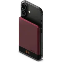 Cygnett MagSlim, 5000 mAh, Kabelloses Aufladen, Farbe Kirsche