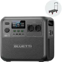 BLUETTI Elite 200 V2 Tragbare Power Station, 2073,6Wh LiFePO4 Batterie-Backup mit 2 2600W AC Ausgängen , Solargenerator für Camping, Off-grid