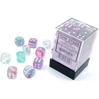 Chessex Nebula TM 12mm d6 Wisteria/white Luminary Dice Block? (36 dice)