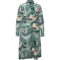 Ulla Popken Midikleid in matt grün | Gr.: 50-52