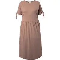 Ulla Popken Midikleid in hellbraun | Gr.: 54-56