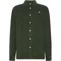 Knowledge cotton apparel Hemd Knowledge Cotton Apparel Men Regular Fit Corduroy Shirt Forrest Night-XL