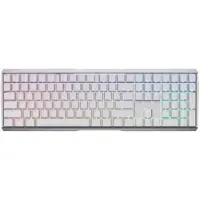Cherry MX 3.0S Wireless, Kabellos, RF Wireless + Bluetooth, Mechanischer Switch, QWERTZ, RGB-LED, Weiß