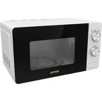 Gorenje M20XYZ MO20E1W ESSENTIAL LINE, Arbeitsplatte, Solo-Mikrowelle, 20 l, 800 W, Drehregler, Weiß