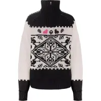 Kari Traa Saga Knit, Pullover, Damen, schwarz/weiß