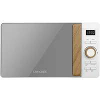 Concept MT4420WH, Arbeitsplatte, Solo-Mikrowelle, 20 l, 800 W, Eingebautes Display, Tasten, Drehregler