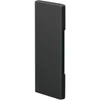 Hager BR6517069011 Endstück schnittkasch. zu BR/H/N/A 68x170mm Oberteil 80mm hfr in graphitschwarz