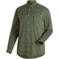 Maier Sports Mats Long Sleeve green check (M20405) 50