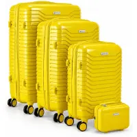 Berwin Reisekoffer Calma Tropic Gelb 4er Set MS-19801