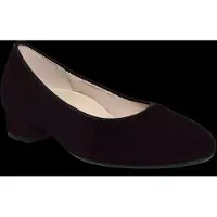 Gabor Damen Pumps aus Rauleder, schwarz, Größe 42, Absatzhöhe ca. 2,5 cm