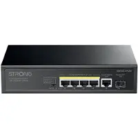 Strong SW5011POE+, Gigabit Ethernet (10/100/1000), Gigabit Ethernet, Power over Ethernet (PoE), Desktop-/Wandmontage, Wandmontage