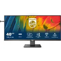 Philips 5000 series 40B1U5600/00, 101,6 cm (40"), 3440 x 1440 Pixel, Wide Quad HD, LCD, 4 ms, Schwarz