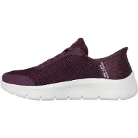 SKECHERS Slip-On Sneaker "GO WALK FLEX-GRAND ENTRY", Damen, Gr. 37, Textil, rot (burgunderrot), Schuhe Slip-On Sneaker, Slipper mit Slip-ins zum Schlupfen