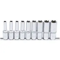 Bgs Spezial Steckschlüsseleinsätze Set 9tlg. E-Profil 1/2 Zoll Antrieb