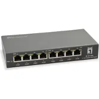Level One GEP-0823, Gigabit Ethernet (10/100/1000), Vollduplex, Power over Ethernet (PoE)