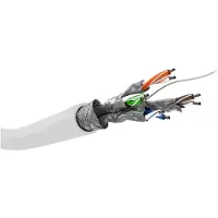 Goobay CAT 6 Netzwerkkabel, S/FTP (PiMF), weiß
