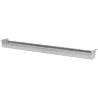 Hjh OFFICE PRO KC16 S | Kabelkanal horizontal | Silber - Silber 160 cm