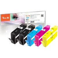 Peach PI300-594, Schwarz, Cyan, Magenta, Gelb, 19 ml, 12 ml, 665 Seiten, Multipack