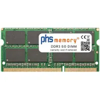 PHS-memory 4GB RAM Speicher kompatibel mit Sony VAIO SVE1713A6EW DDR3 SO DIMM 1333MHz