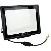 Luxula LED Fluter 300 W 3000 K warmweiß schwarz IP65