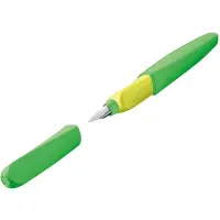 Pelikan 807258, Grün, Kartuschenfüllsystem, Edelstahl, Beidhändig, Deutschland