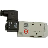 RIEGLER 3/2-Wegeventil, elektropneu., monostabil, G 1/4, NC, 24 V AC