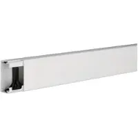Hager Kabelkanal LF 30060 PG komplet Højde 30 mm, bredde 60 mm, Længde 2000 mm Perlegrå ral 7035 plast - (2 meter)