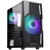 ITek OXYGEN, Midi Tower, PC, Schwarz, ATX, ITX, micro ATX, ABS, SPCC, Gaming