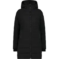 CMP Damen Winterjacke Coat Fix Hood Schwarz 42