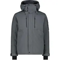 CMP Herren Skijacke Ski Jacket FIX Hood Grau 56