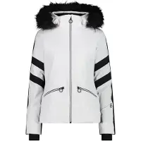 CMP Damen Skijacke Ski Jacket Zip Hood Weiß 38