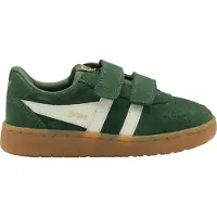 Gola Kinder Schuh Hawk Suede Strap Sneaker Grün UK 35
