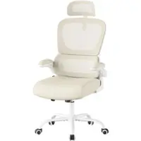 Songmics Bürostuhl, Netzstuhl, ergonomisches Design, mit Premium-Netzgewebe, Wippfunktion