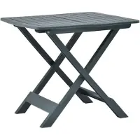 vidaXL Gartentisch Klappbar Grün 79x72x70 cm Kunststoff