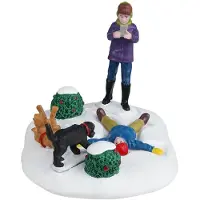 Lemax Schneeengels bester Freund 11x12x12 cm Weihnachtshaus